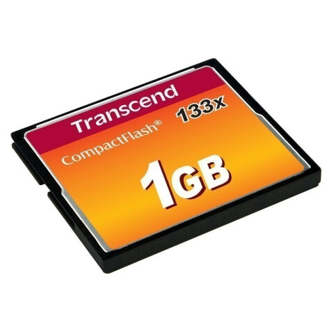 Карта памяти 1Gb Compact Flash Transcend 133x (TS1GCF133)