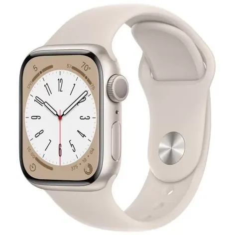 Умные часы Apple Watch Series 8 41mm Starlight (MNUF3LL/A)
