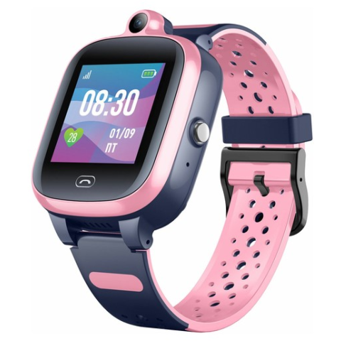 Умные часы JET Kid View 4G Pink/Grey