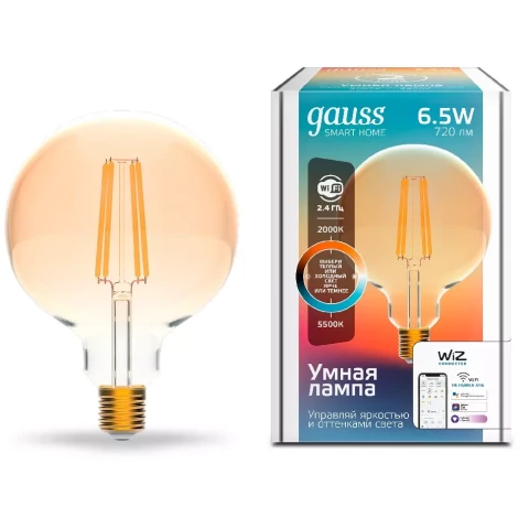 Умная лампочка Gauss Smart Home E27 6.5W (1340112)