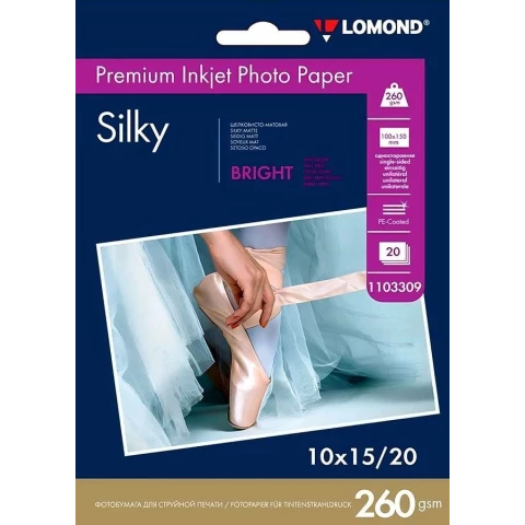 Бумага Lomond 1103309 (10x15, 260 г/м2, 20 листов)