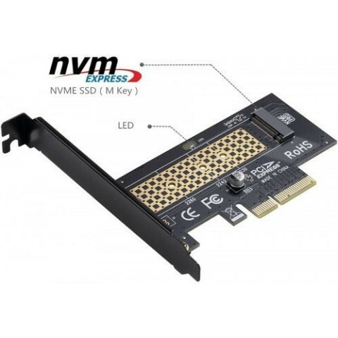 Переходник M.2 - PCI-E x4 KS-IS KS-526