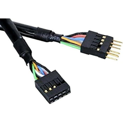 Удлинитель USB 2.0 для платы, 0.4м, Akasa EXUSBI-40