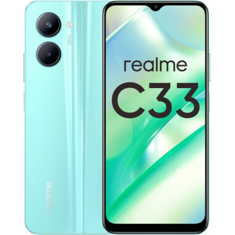 Смартфон Realme C33 4/64Gb Aqua Blue