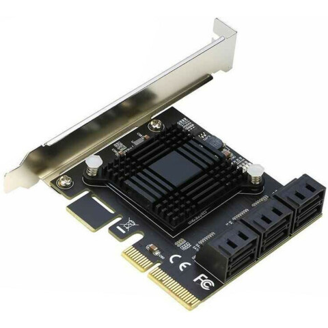 Контроллер SATA Orient A1166S6, 6x SATA