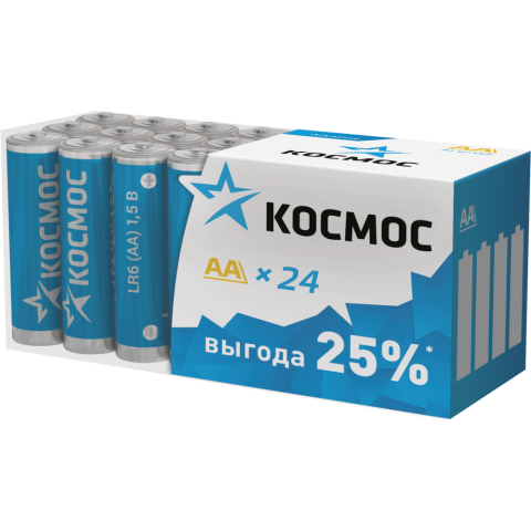 Батарейка КОСМОС KOCLR6_24BOX (AA, 24 шт.)