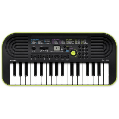 Синтезатор CASIO SA-46 Black/Green