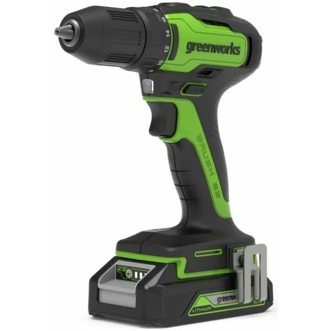 Дрель Greenworks GD24DD35K2