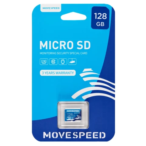 Карта памяти 128Gb MicroSD Move Speed FT300 (YS-T300-128GB)