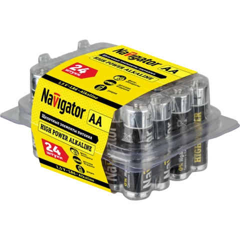 Батарейка Navigator (AA, 24 шт)