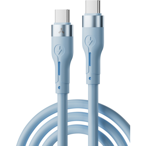 Кабель USB Type-C - USB Type-C, 1м, Accesstyle CC30-S100 Blue