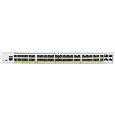 Коммутатор (свитч) Cisco CBS350-48FP-4G-EU