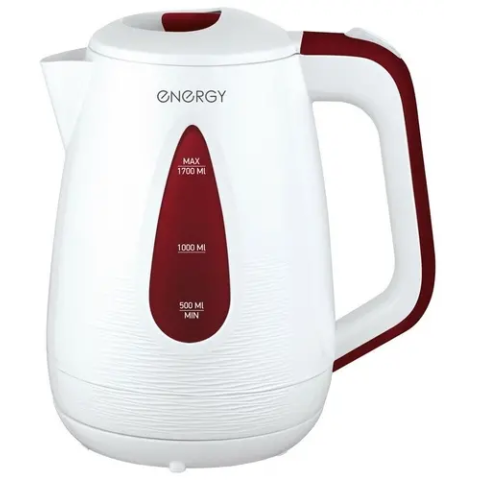 Чайник ENERGY E-214 White/Bordo