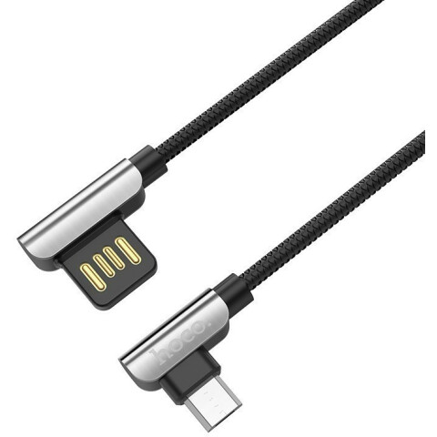 Кабель USB - microUSB, 1.2м, HOCO U42 Black (HC-79378)