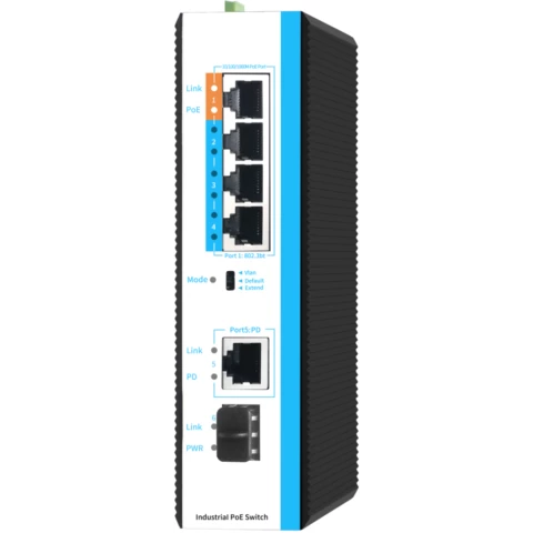 Коммутатор (свитч) GIGALINK GL-SW-G005-05PSG-I(PD)