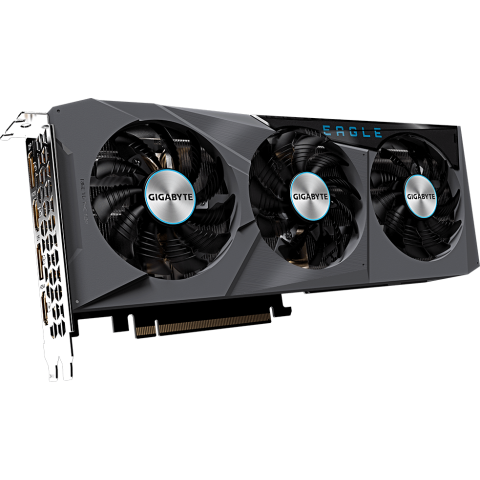 Видеокарта NVIDIA GeForce RTX 3060 Ti Gigabyte 8Gb LHR (GV-N306TXEAGLE OC-8GD)