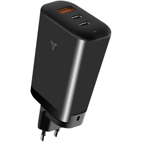 Сетевое зарядное устройство Accesstyle Cosmic GaN 65W2CA Travel Black