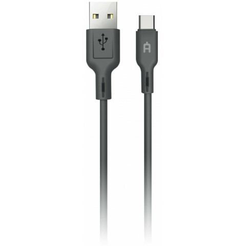 Кабель USB - USB Type-C, 1м, AlterAcs S01-AC Black
