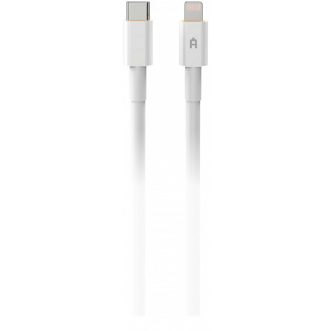 Кабель USB Type-C - Lightning, 1м, AlterAcs F01-CL White