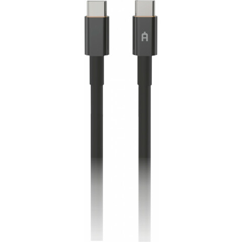 Кабель USB Type-C - USB Type-C, 1м, AlterAcs F01-CC Black