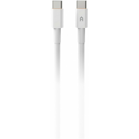 Кабель USB Type-C - USB Type-C, 1м, AlterAcs F01-CC White
