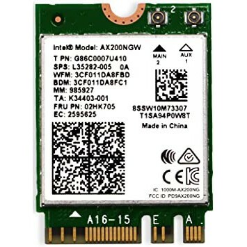 Wi-Fi адаптер Intel AX200.NGWG