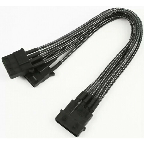 Переходник Molex - 2x Molex, 0.2м, Nanoxia NX4PY2EC