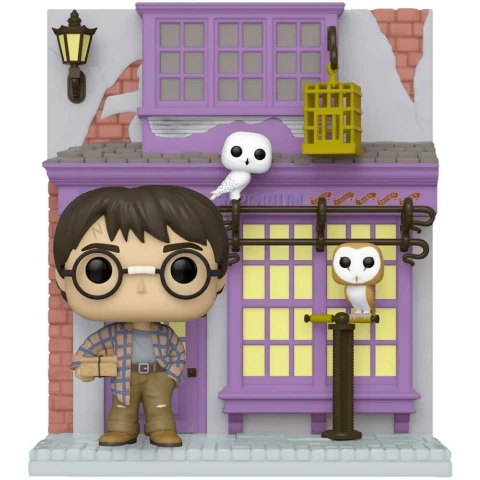 Фигурка Funko POP! Deluxe Harry Potter Diagon Alley Harry Potter w/Eeylops Owl Emporium