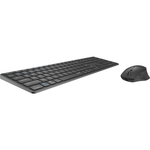 Клавиатура + мышь Rapoo 9800M Dark Grey