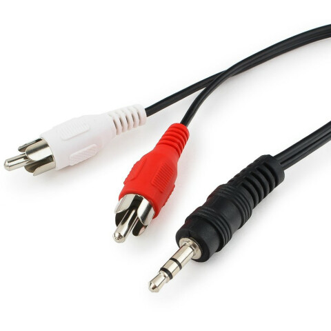 Кабель 3.5 Jack (M) - 2xRCA (M), 20м, Gembird CCA-458-20M