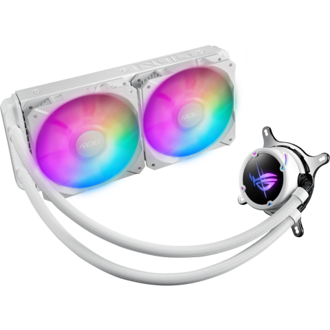 Система жидкостного охлаждения ASUS ROG STRIX LC II 240 ARGB White Edition