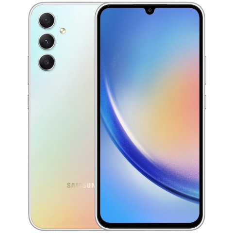 Смартфон Samsung Galaxy A34 8/128Gb Silver (SM-A346EZSCMEA)