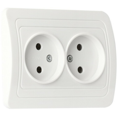 Электрическая розетка SmartBuy Марс SBE-02w-10-S2-N