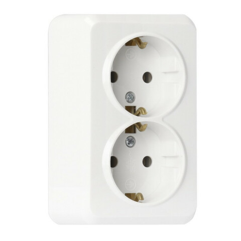 Электрическая розетка SmartBuy Юпитер SBE-03w-16-S2-Z-c