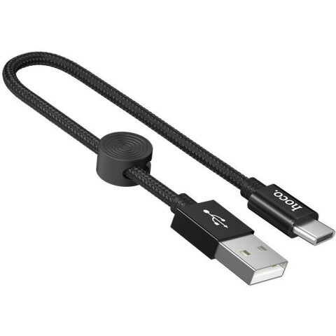 Кабель USB - USB Type-C, 0.25м, HOCO X35 Black (HC-07451)