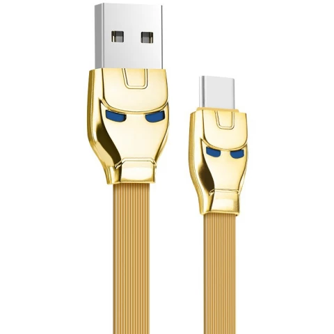 Кабель USB - USB Type-C, 1.2м, HOCO U14 Gold (HC-49487)