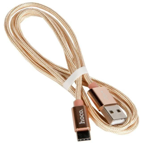 Кабель USB - USB Type-C, 1м, HOCO X2 Gold (HC-32229)