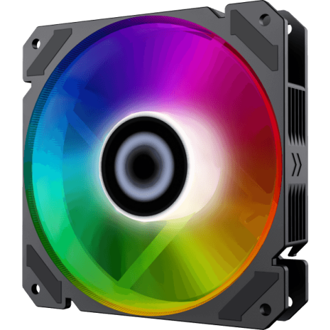 Вентилятор для корпуса GameMax FN-12Rainbow-C9