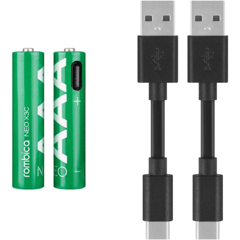 Аккумулятор Rombica NEO X3C (AAA, 490 mAh, 2 шт)