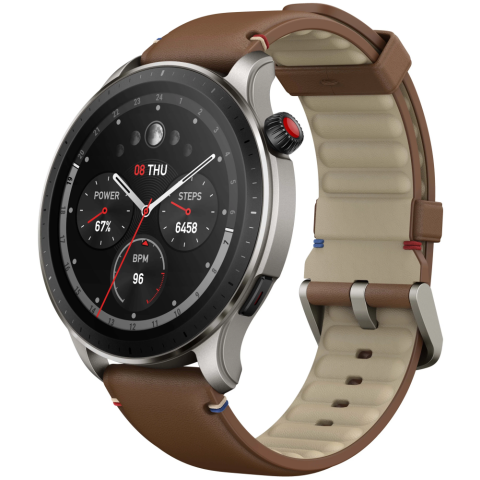 Умные часы Xiaomi Amazfit GTR 4 Brown Leather