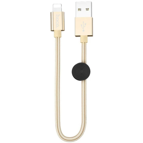 Кабель USB - Lightning, 0.25м, HOCO X35 Gold (HC-07420)