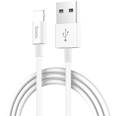 Кабель USB - Lightning, 1м, HOCO X23 White (HC-72836)