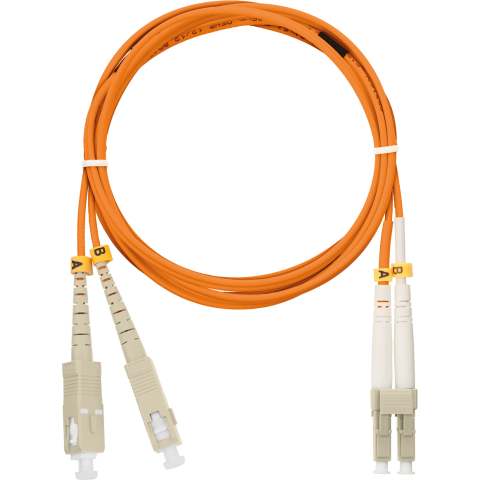 Патч-корд NIKOMAX NMF-PC2M2C2-SCU-LCU-001-R, 1м