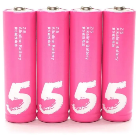 Батарейка Xiaomi Alkaline Rainbow Zi5 Pink (4 шт)