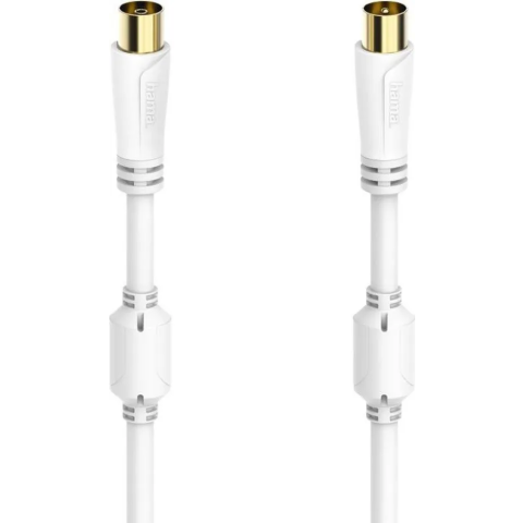 Кабель антенный/коаксиальный (M) - (F), 1.5м, HAMA H-205246