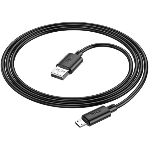 Кабель USB - microUSB, 1м, HOCO X88 Black (HC-83325)