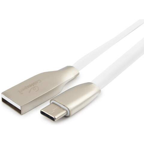 Кабель USB - USB-C, 3м, Gembird CC-G-USBC01W-3M