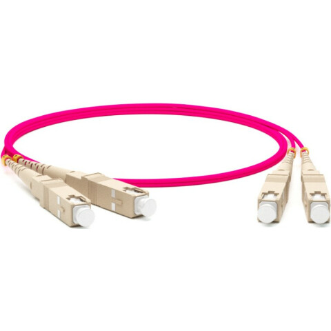 Патч-корд Hyperline FC-D2-504-SC/PR-SC/PR-H-2M-LSZH-MG, 2м