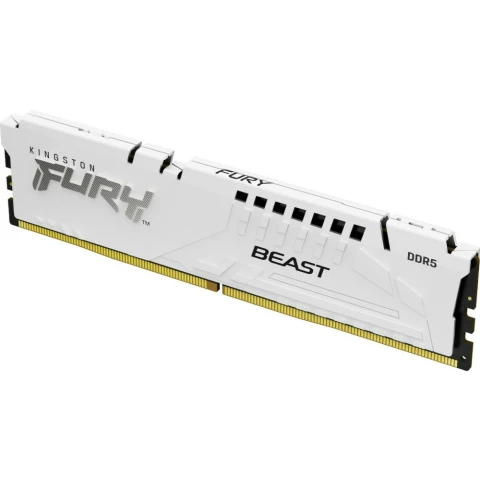 Оперативная память 16Gb DDR5 6000MHz Kingston Fury Beast White (KF560C36BWE-16)