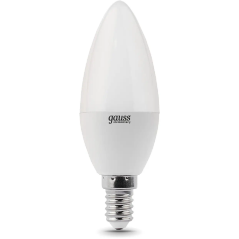 Светодиодная лампочка Gauss Elementary Candle 4100K (8 Вт, E14) 10 шт.